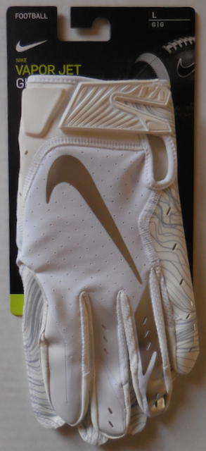 grey football gloves